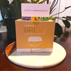 Doterra Brevi Aroma Marble Diffuser with 3 Oils (NWT)/ Unopened/ Never Used